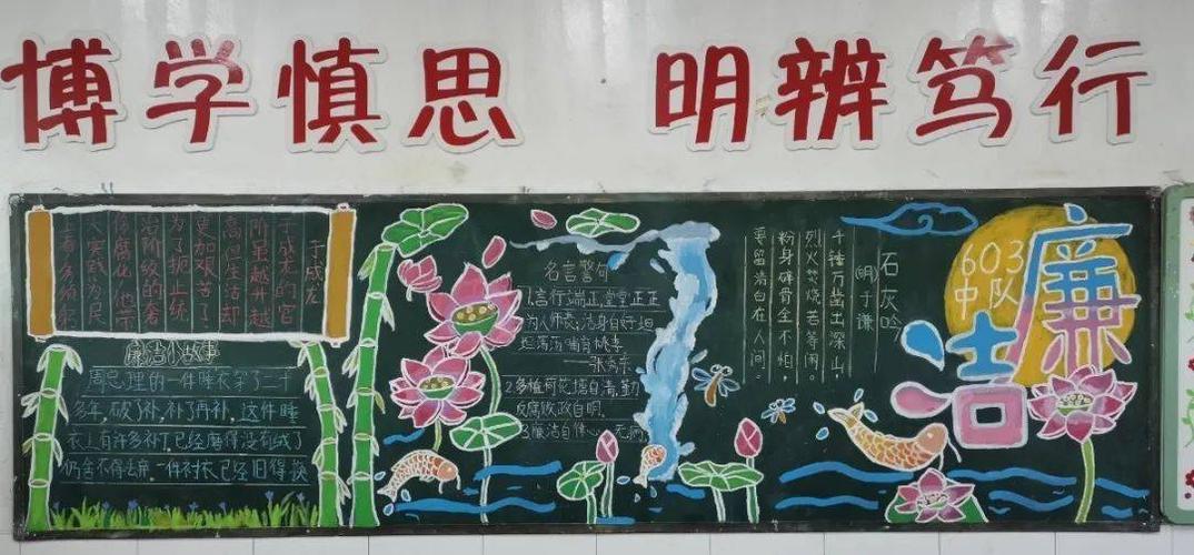 静以修身黑板报 黑板报图片大全