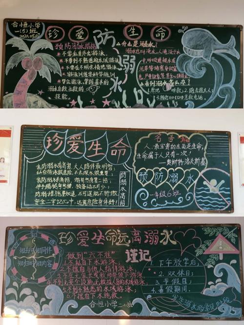 防老防汛黑板报 黑板报图片大全