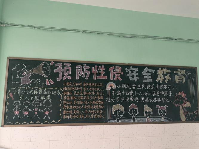 防校园欺凌防性侵黑板报 防弱水黑板报图片大全