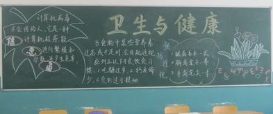 卫生园地黑板报 卫生黑板报图片大全