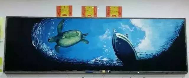 画鱼的黑板报 黑板报图片大全