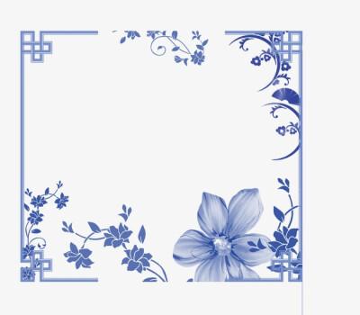 青花瓷黑板报 黑板报图片大全