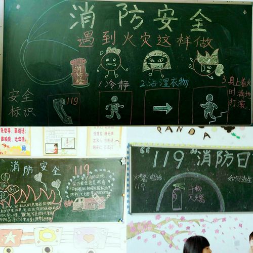 幼儿园大班安全黑板报 幼儿园黑板报图片素材
