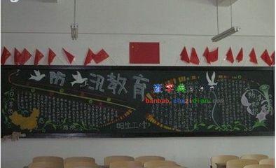 下雨黑板报 黑板报图片大全