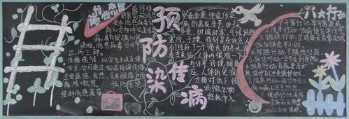 冬季慢性病黑板报 黑板报图片素材