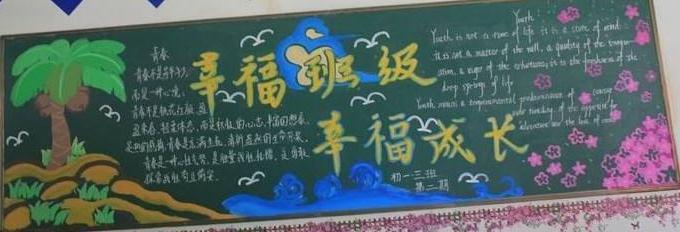 遨游知识的海洋教室黑板报 教室黑板报图片大全