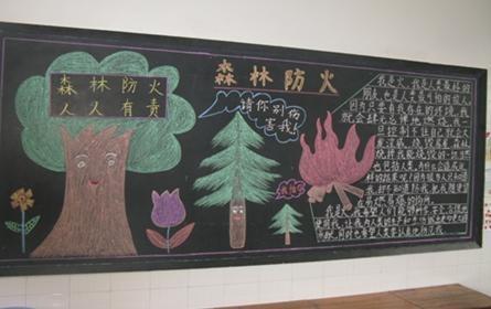 火苗的黑板报 黑板报图片大全