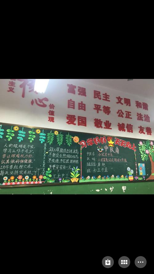 一起办黑板报 黑板报图片素材