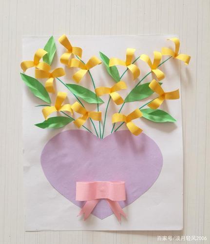 立体小花元旦贺卡 立体小花贺卡