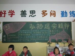有关延安宝塔的黑板报 黑板报图片素材