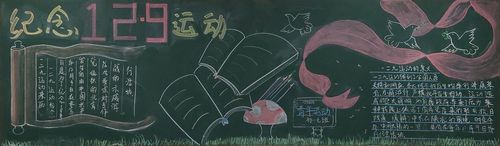 关于12.9运动黑板报 运动黑板报图片素材