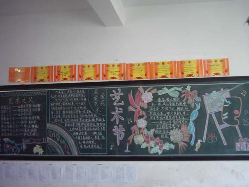关于音乐艺术节的黑板报 艺术节黑板报图片大全