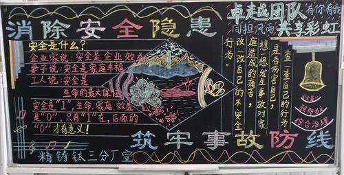 有关化工安全的黑板报 安全的黑板报图片素材