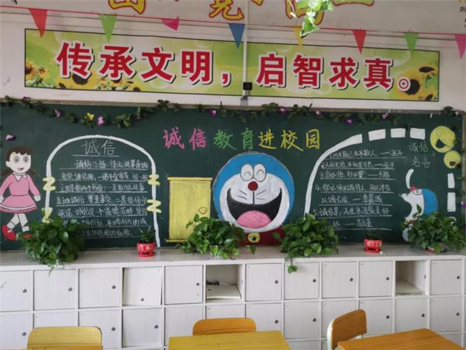 诚信大学生的安全教育黑板报 大学生黑板报图片大全