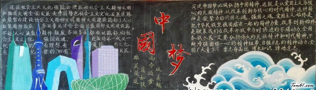 大学生社区实践出黑板报 大学生黑板报图片素材