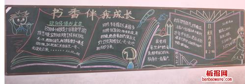 馥雅书香黑板报 书香校园黑板报图片大全