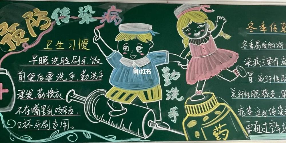 找关于冬季传染病预防知识宣传的黑板报 预防传染病黑板报图片大全