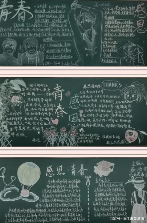 炫动青春黑板报 青春黑板报图片大全