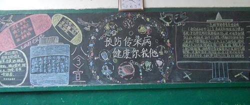 休息保暖黑板报 黑板报图片素材