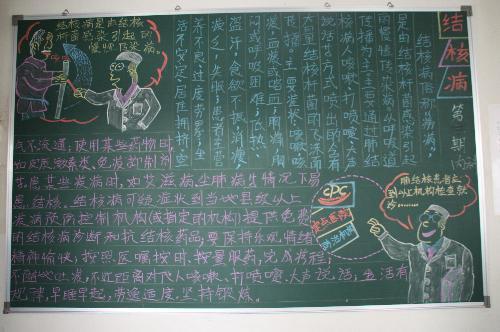 乡村医生黑板报 黑板报图片素材