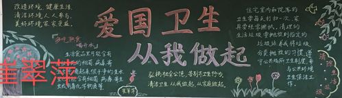 小学生个人卫生黑板报 小学生黑板报图片大全