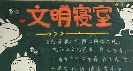 有关宿舍的黑板报 黑板报图片素材