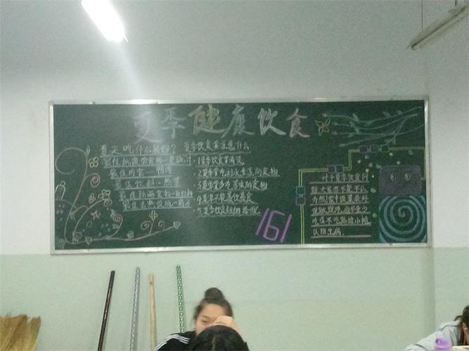 夏耕行动黑板报 黑板报图片素材