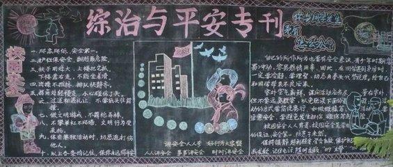 2018年综治宣传月黑板报 5月黑板报图片素材