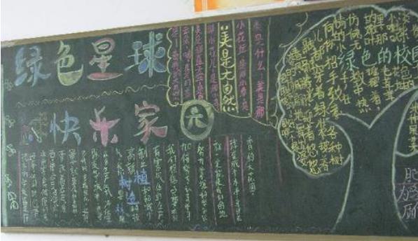 净我家园黑板报 我和我的祖国黑板报图片素材