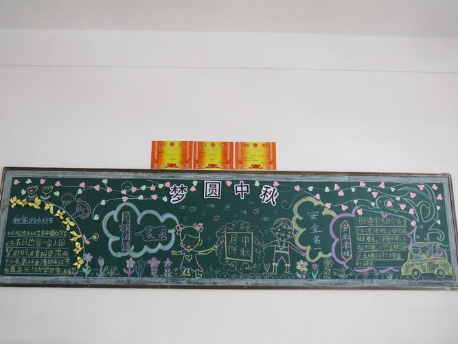 高中生中秋节黑板报 中秋节黑板报图片大全