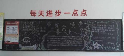向善向上黑板报 黑板报图片大全