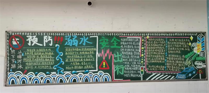 交通安全防溺水黑板报 交通安全黑板报图片大全