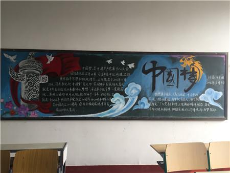 我的中国主题黑板报 我和我的祖国黑板报图片素材