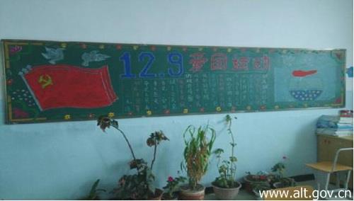 12.9彩色笔黑板报 黑板报图片素材