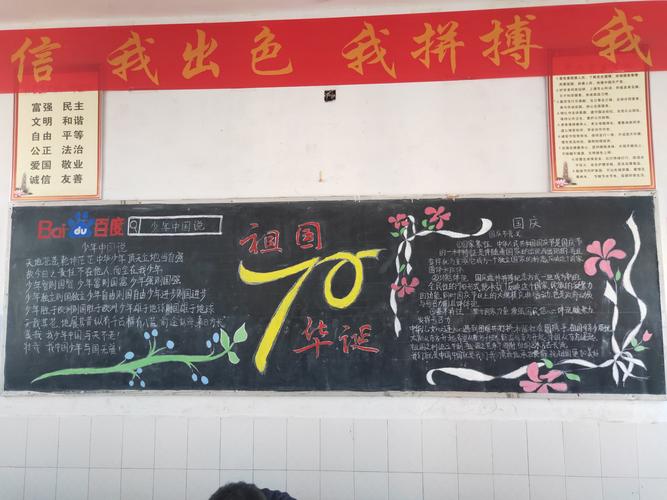 国庆特刊黑板报 国庆黑板报图片素材