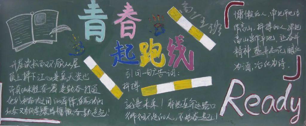 放飞青春梦想无限黑板报 梦想黑板报图片大全