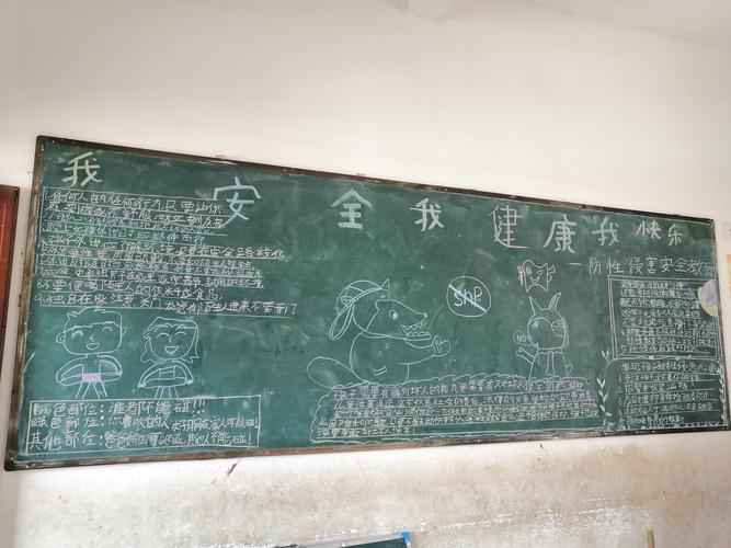防性侵初中生黑板报 初中生黑板报图片大全