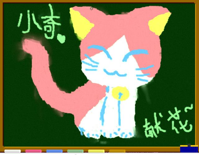 关于猫咪黑板报 关于黑板报图片素材