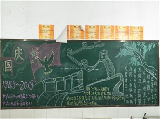 关于学建党70周年的黑板报 70周年黑板报图片素材