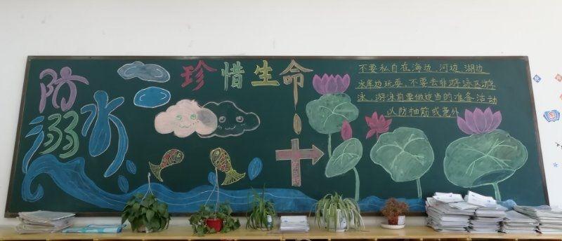适合夏天的黑板报 适合黑板报图片素材