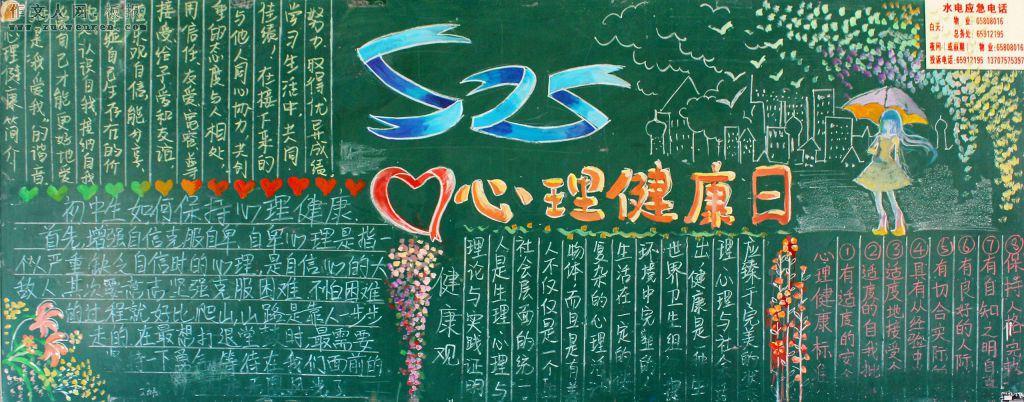 关于大学生心理黑板报 大学生黑板报图片大全