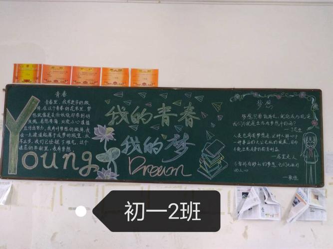 我的青春我规划黑板报 我和我的祖国黑板报图片素材