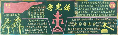 宪法与安全的黑板报 宪法黑板报图片大全