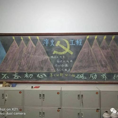 关于入党宣誓的黑板报 关于黑板报图片大全