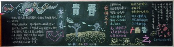 上好第一课迈好青春门的黑板报 开学第一课黑板报图片大全