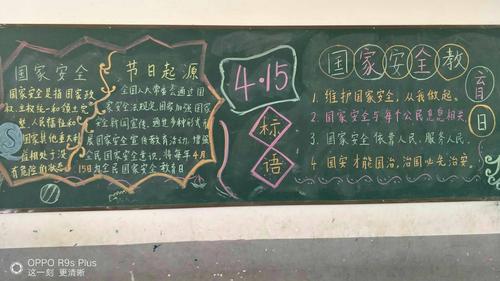 通过办黑板报 黑板报图片素材