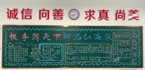 师恩深是海黑板报 黑板报图片大全