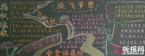 描述手写黑板报 黑板报图片素材