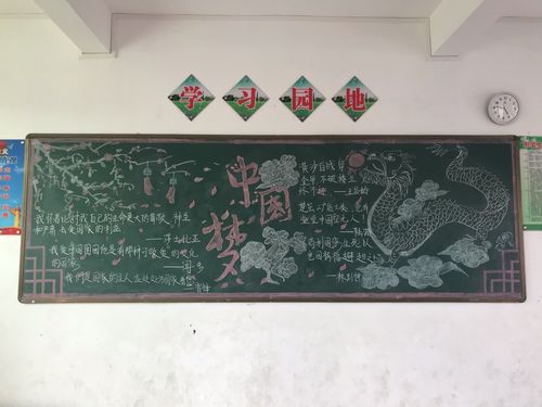 青春筑梦黑板报 青春黑板报图片大全