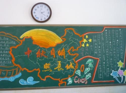 地理会考黑板报 黑板报图片大全